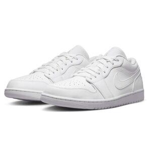 AIR JORDAN Low - Triple White | Size 7.5 US W - (NWT)